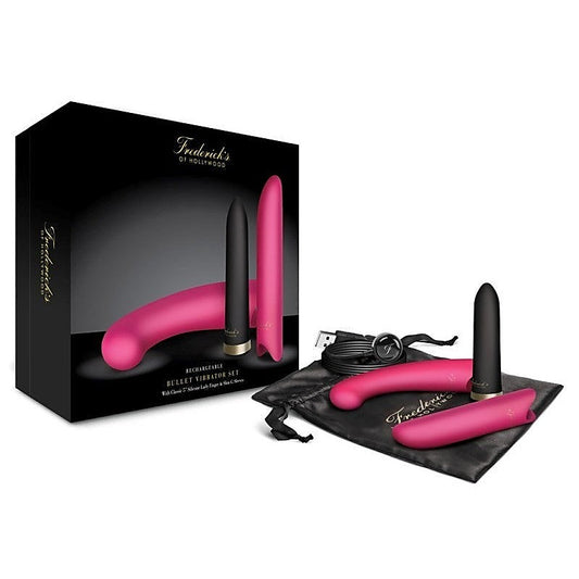 Fredericks Of Hollywood Rechargeable Bullet Vibrator Set - Sex Kits