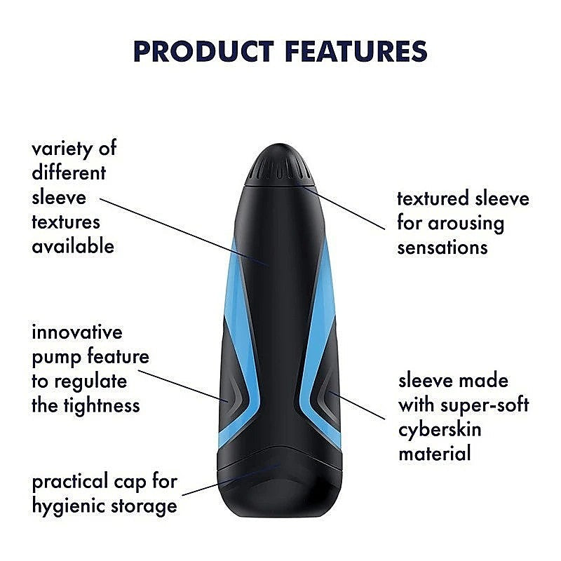 Men One Adjustable Masturbator By Satisfyer - Masturbators and Strokers