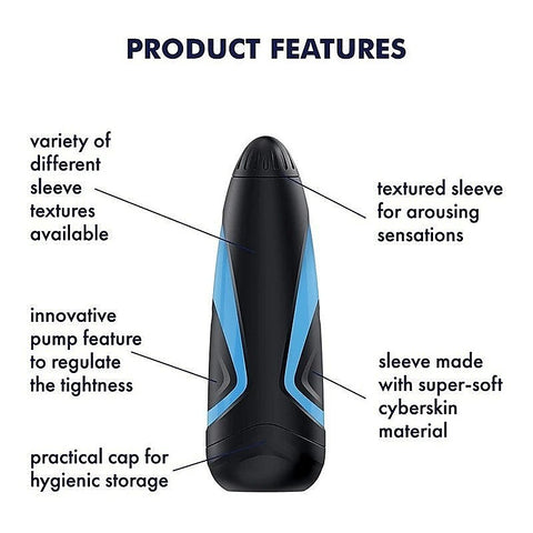 Men One Adjustable Masturbator By Satisfyer - Masturbators and Strokers