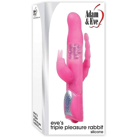 Adam and Eve Eve's Triple Pleasure Rabbit - Rabbit Vibrators