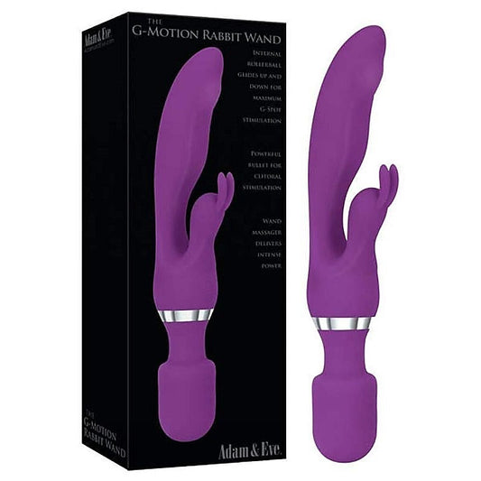 Adam and Eve The G-Motion Rabbit Wand - Rabbit Vibrators
