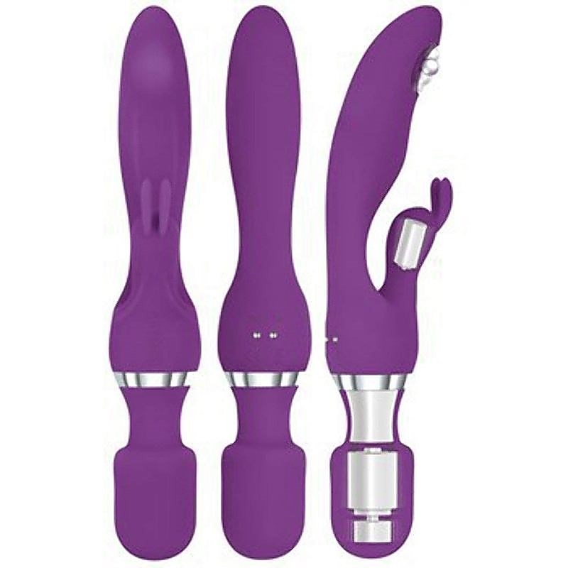 The G-Motion Rabbit Wand By Adam & Eve Sextoys - Rabbit Vibrators