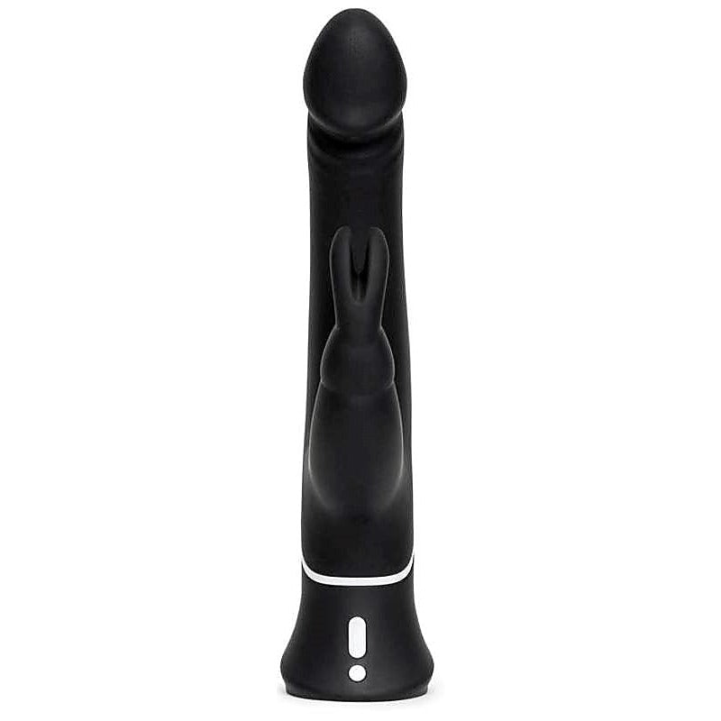 Happy Rabbit Rechargeable Realistic Vibrator Black - Rabbit Vibrators