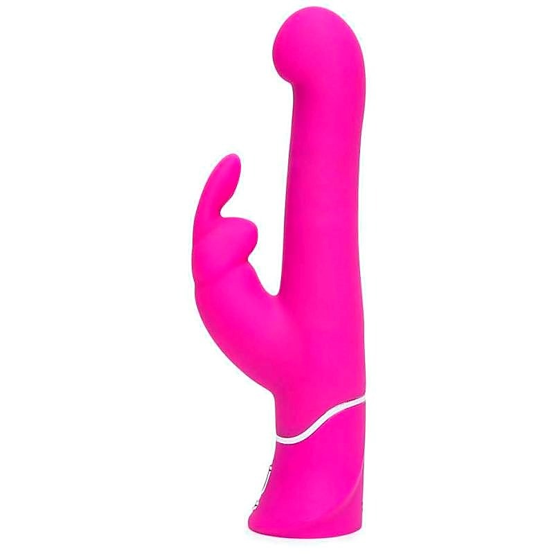 Happy Rabbit Rechargeable Beaded Vibrator Purple - Rabbit Vibrators