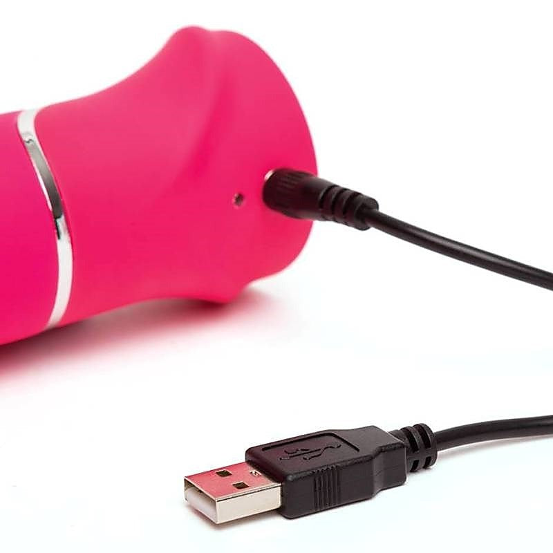 Happy Rabbit Rechargeable Realistic Thrusting Vibrator Pink - Rabbit Vibrators
