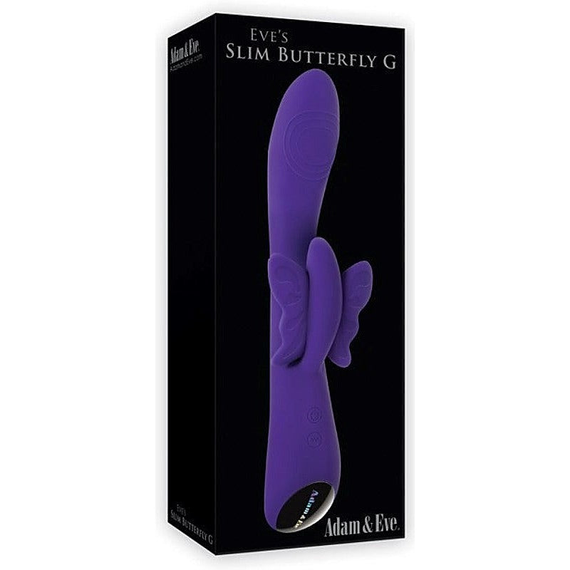 Eve's Slim Butterfly G Vibrator - Purple - Rabbit Vibrators