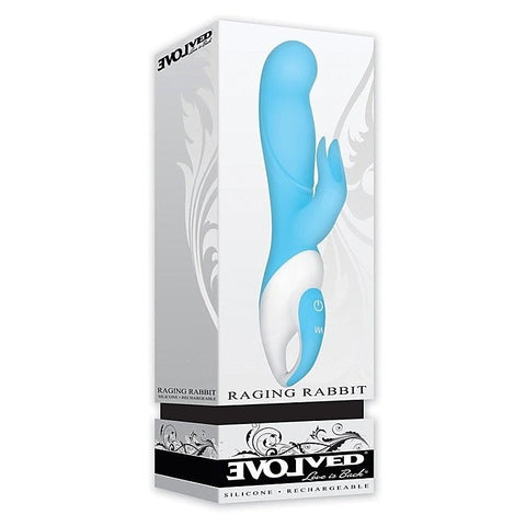 Evolved Raging Rabbit - Waterproof G-Spot Ecstasy - Rabbit Vibrators