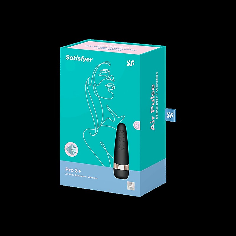 Pro 3 Air Pulse Stimulator With Vibration By Satisfyer - G-Spot Vibrators