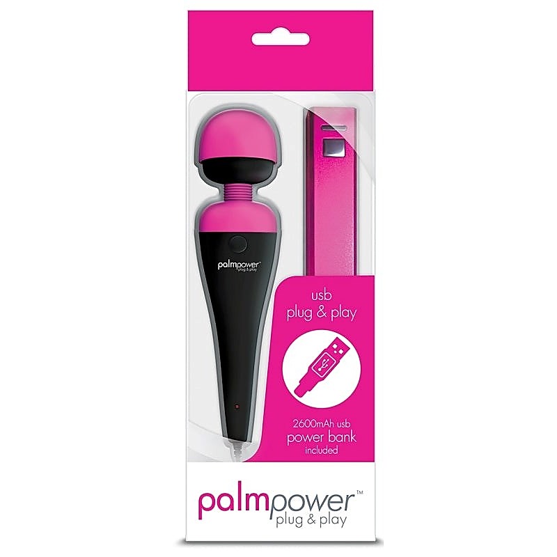 PalmPower Massage Wand Plug and Play USB by BMS Factory - Luxury Sex Toys