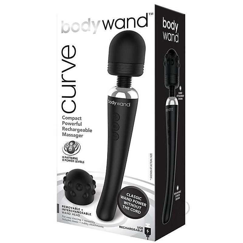 Bodywand Curve Silicone Massager By Xgen Products - Waterproof Vibrators