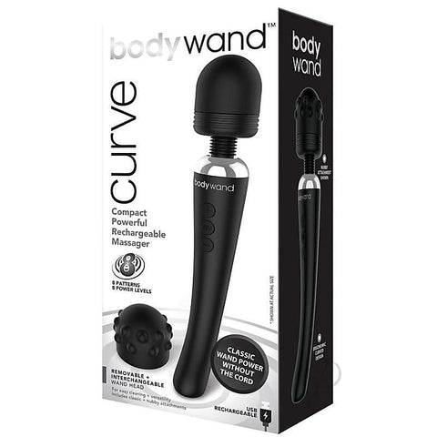 Bodywand Curve Silicone Massager By Xgen Products - Waterproof Vibrators