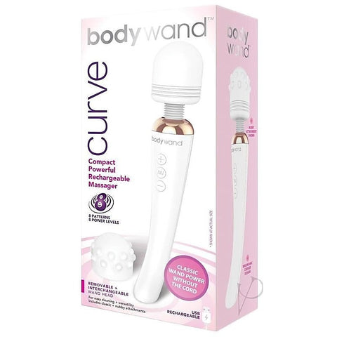 Bodywand Curve Silicone Massager By Xgen Products - Waterproof Vibrators