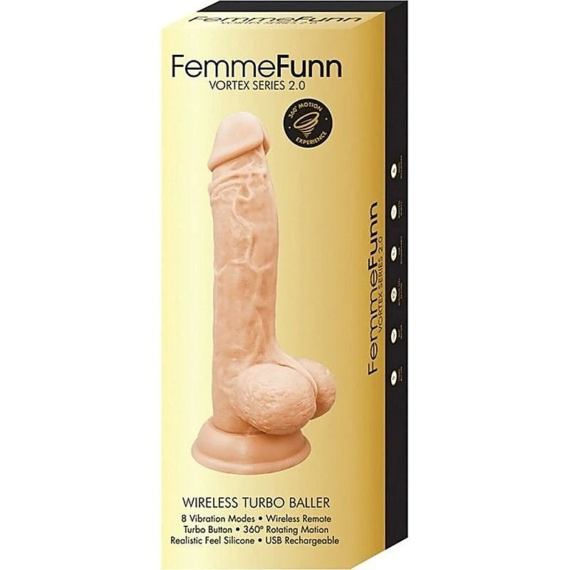 FemmeFunn Vortex Series 2.0 Wireless Turbo Baller - Masturbators and Strokers