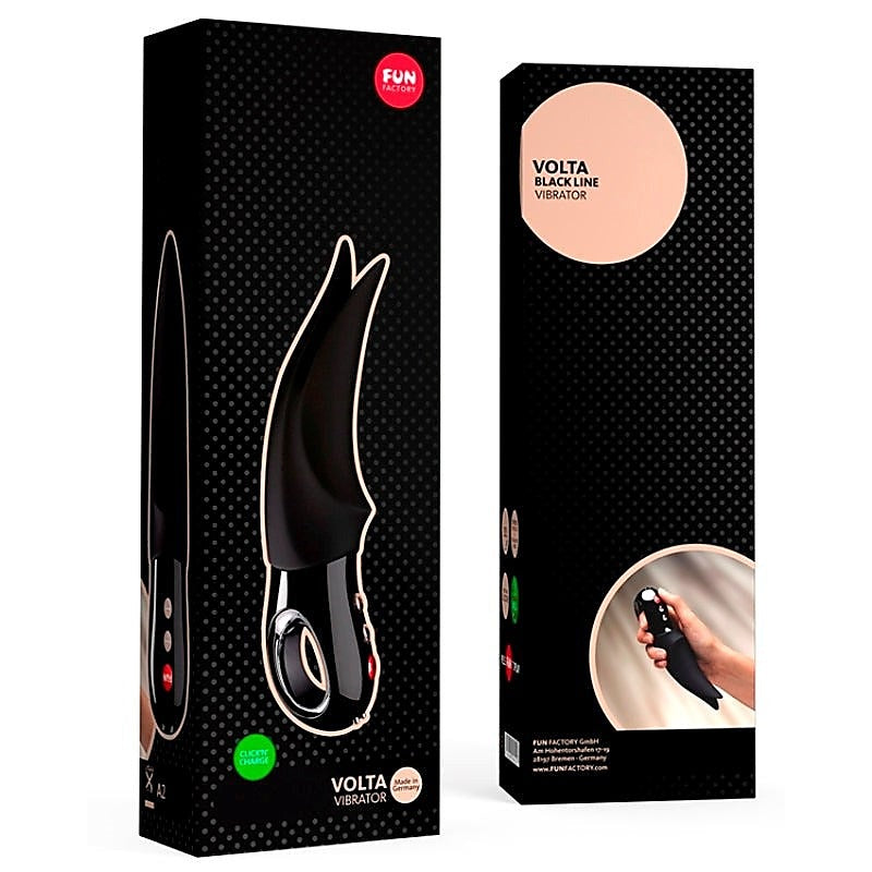 Volta Black Line Rechargeable by Fun Factory - Clit Ticklers and Pulsators