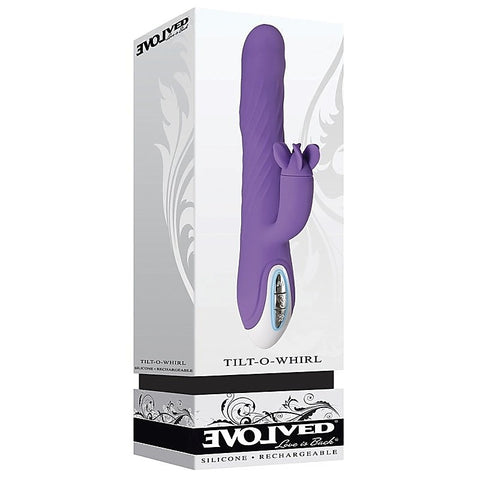 Evolved Tilt-O-Whirl - Dual-Action Pleasure Enhancer - Rabbit Vibrators