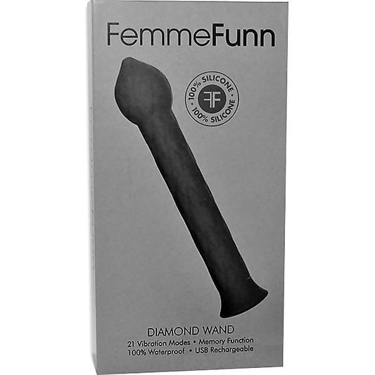FemmeFunn Diamond Wand - Clit Ticklers and Pulsators