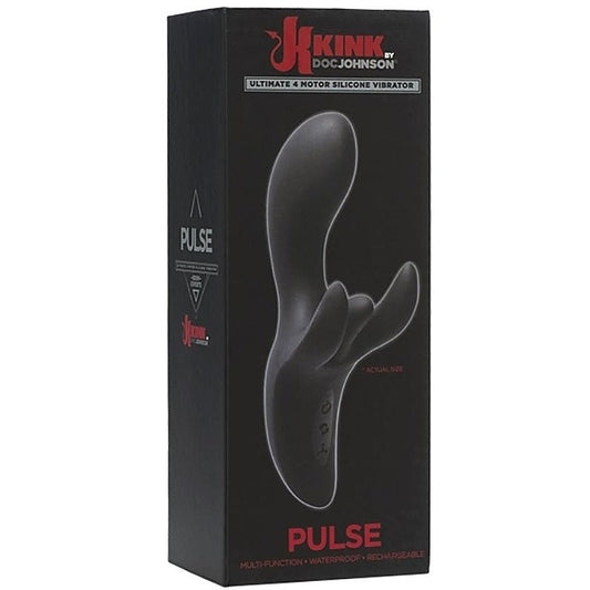 Kink Pulse Ultimate 4 Motor Silicone Vibrator - Rabbit Vibrators