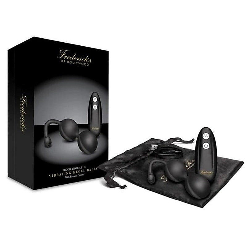 Fredericks of Hollywood Vibrating Kegel Balls with Remote - Love Eggs and Kegel Exercisers