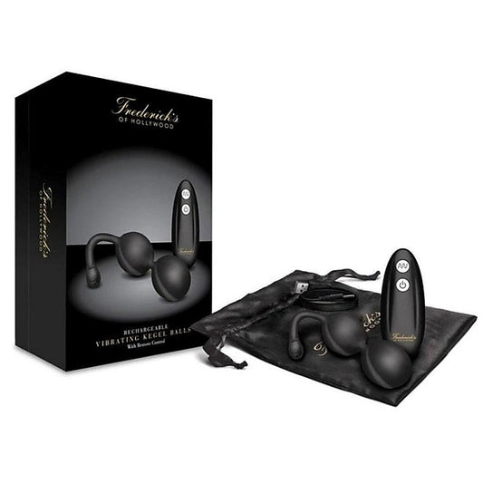 Fredericks of Hollywood Vibrating Kegel Balls with Remote - Love Eggs and Kegel Exercisers