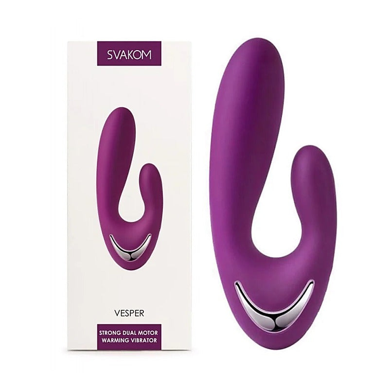 Svakom Vesper Strong Dual Motors Warming Vibrator - Waterproof Vibrators