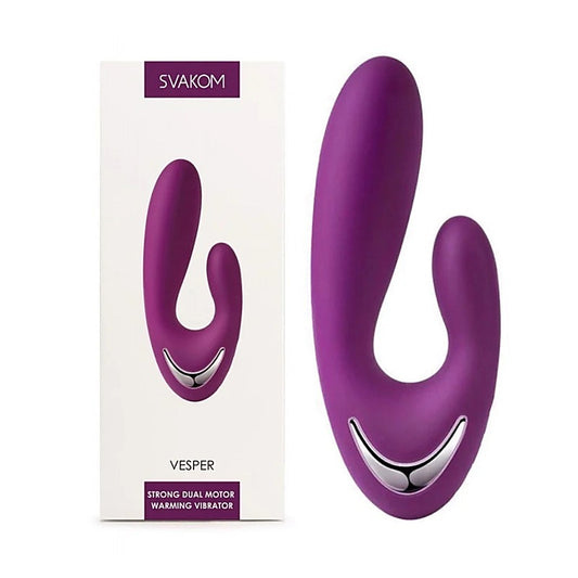 Svakom Vesper Strong Dual Motors Warming Vibrator - Waterproof Vibrators
