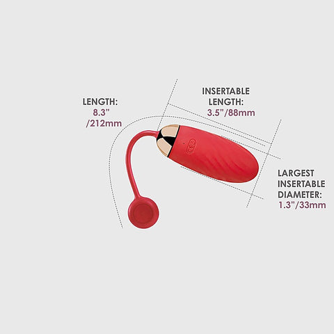 Svakom Ella App Controlled Vibrating Love Eggs - Waterproof Vibrators