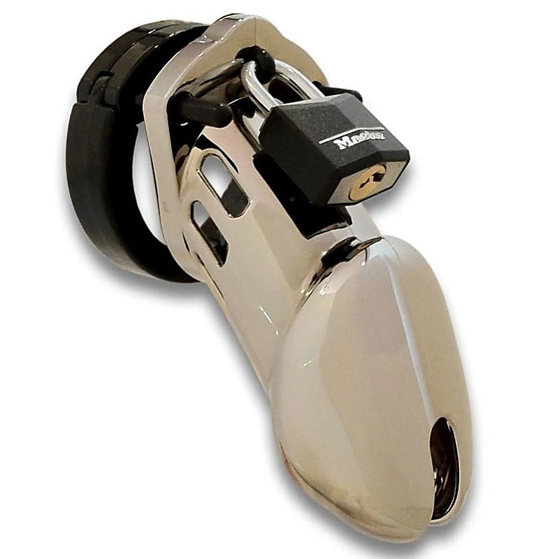 Cb-6000 Chastity Cock Cage Kit Chrome By A L Enterprises - Male Chastity
