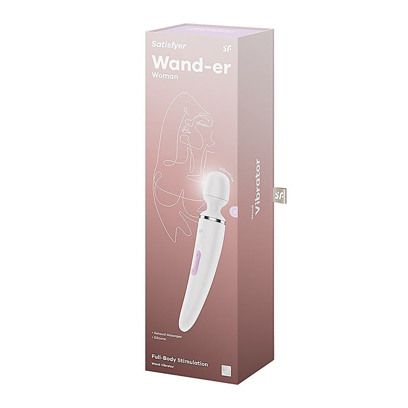 Wand-Er Woman 50 Functions Body Wand Massager By Satisfyer - Body Wands