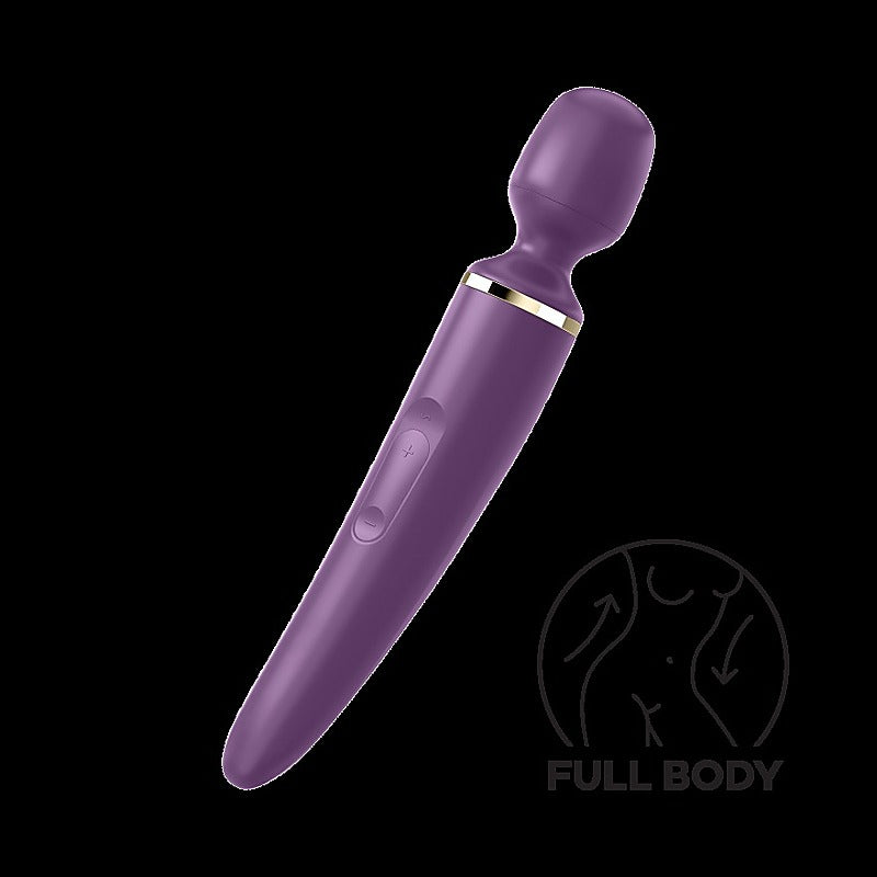 Wand-Er Woman 50 Functions Body Wand Massager By Satisfyer - Body Wands