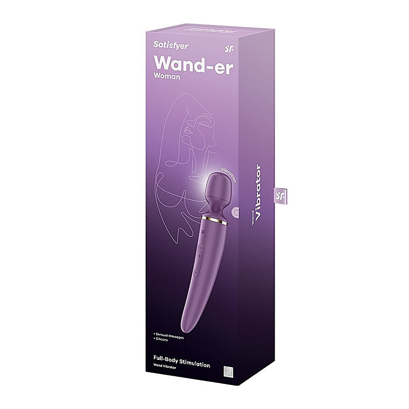 Wand-Er Woman 50 Functions Body Wand Massager By Satisfyer - Body Wands