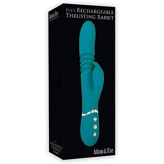 Adam and Eve Eve's Rechargeable Thrusting Rabbit - Rabbit Vibrators