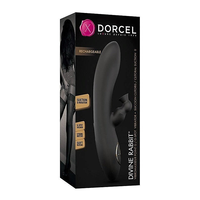 Marc Dorcel Rechargeable G-Spot Suction Rabbit Massager - Rabbit Vibrators