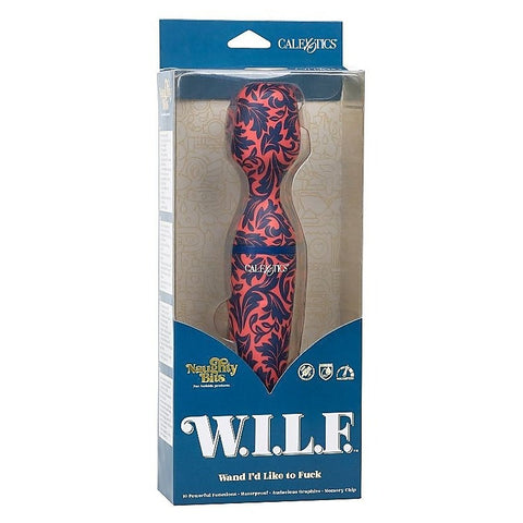 Naughty Bits WILF Wand Massager by CalExotics - Luxury Sex Toys