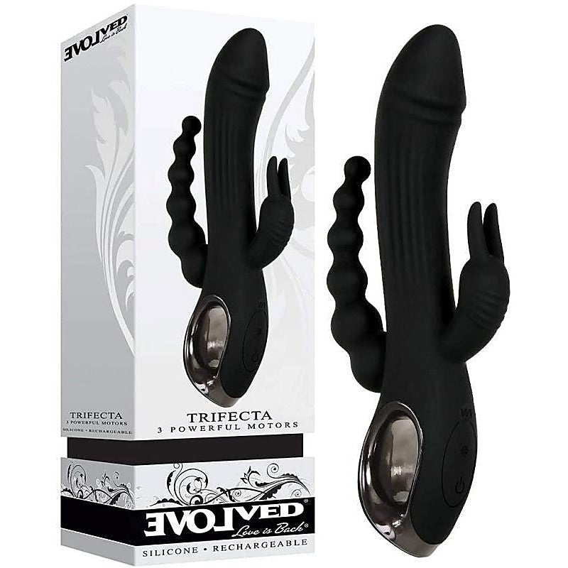 Evolved Trifecta - Unleash Blissful Triple-Stimulation - Rabbit Vibrators