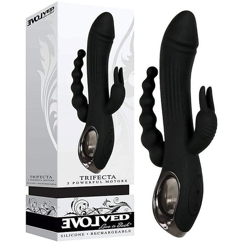 Evolved Trifecta - Unleash Blissful Triple-Stimulation - Rabbit Vibrators