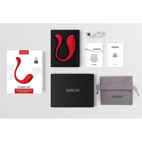 Svakom Phoenix Neo App Controlled Multi Functions Bullet Vibrator - Remote Control Vibrators