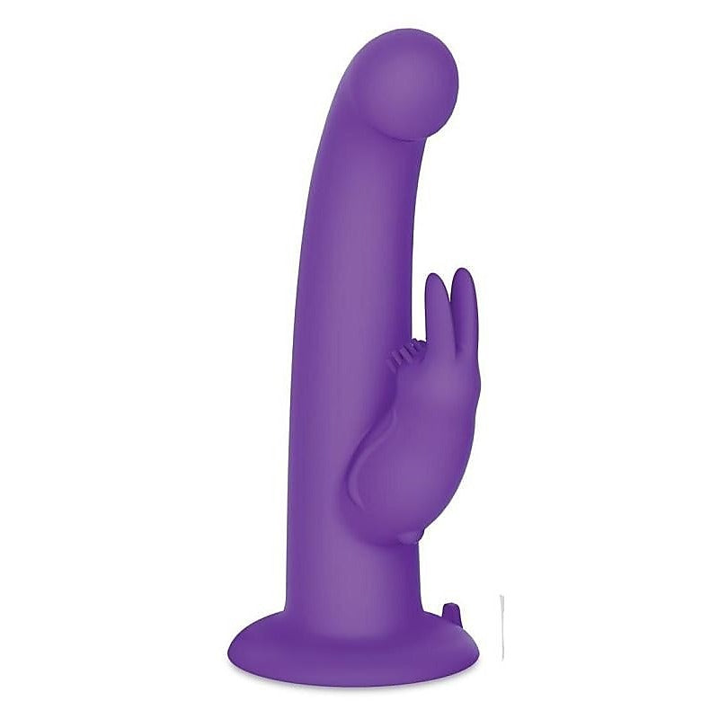The G-Spot Rotating Rabbit Peg Purple - Rabbit Vibrators