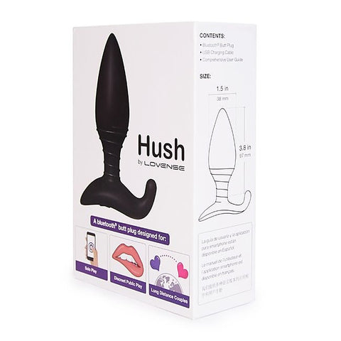 Lovense Hush Bluetooth Compatible Vibrating Anal Plug