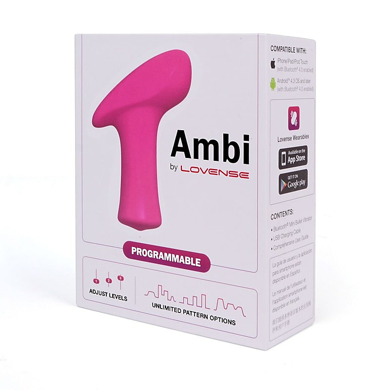 Lovense Ambi Mobile App Controlled Small Bullet Vibrator - Remote Control Vibrators