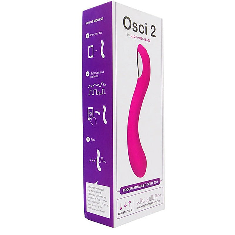 Lovense Osci 2 App Controlled Rechargeable G Spot Vibrator - Remote Control Vibrators