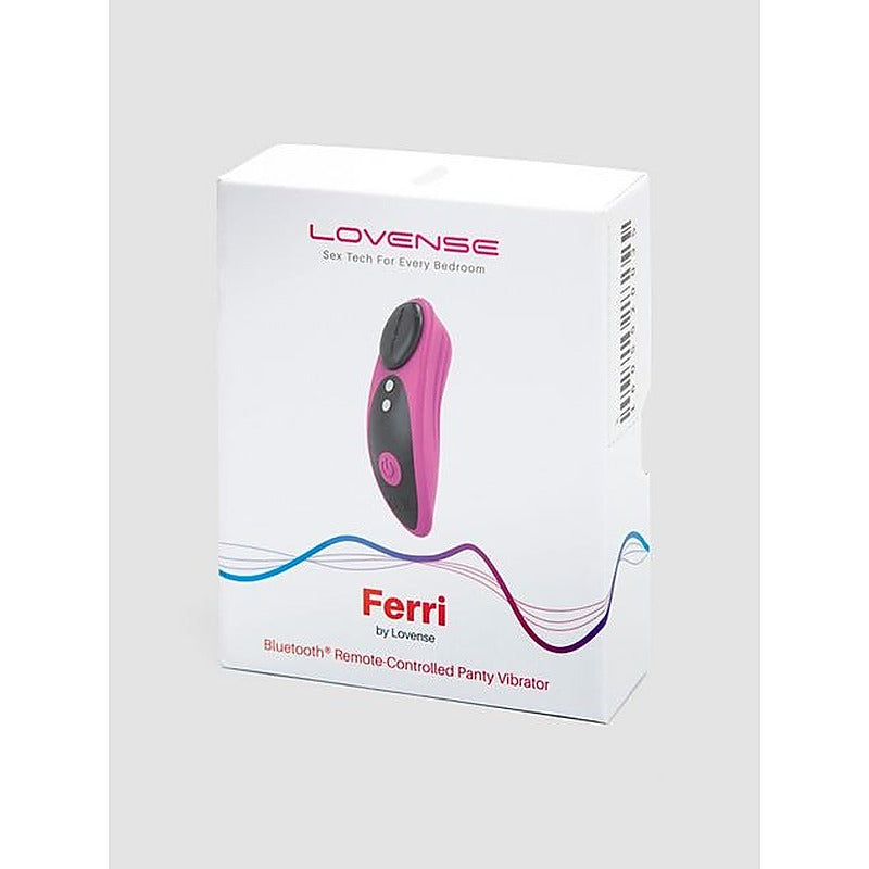 Lovense Ferri App Controlled Rechargeable Clitoral Vibrator - Clit Ticklers and Pulsators