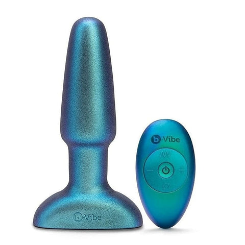 Rimming Plug 2 Space Teal Limited Edition By B-Vibe - Anal Vibrators