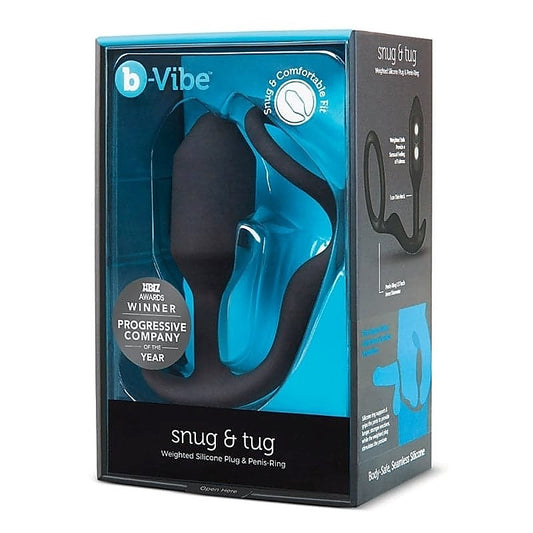 B-Vibe Snug and Tug - Dual Stimulator for Transformative Pleasure - Luxury Sex Toys
