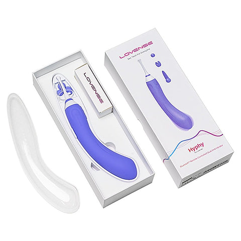 Lovense Hyphy Bluetooth Dual End G Spot Vibrator - Clit Ticklers and Pulsators