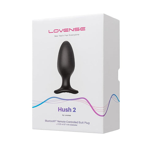 Lovense Hush 2 Remote Controlled Vibrating Butt Plug