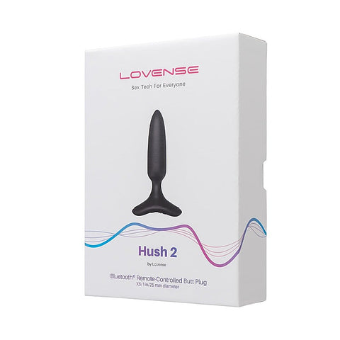 Lovense Hush 2 Remote Controlled Vibrating Butt Plug