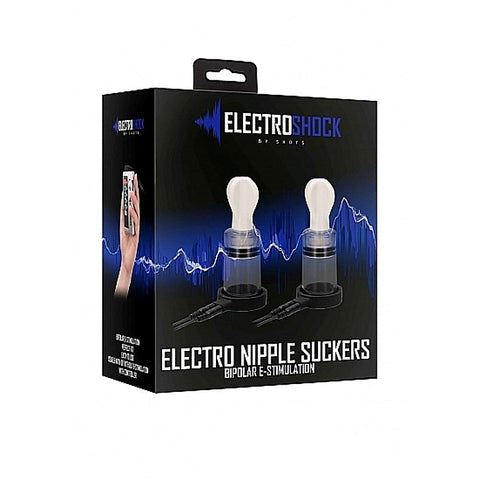 Electroshock Electro Nipple Suckers by Shots Toys - Electro Sex