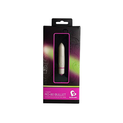 Rocks Off Gorgeous Glow in the Dark 7 Speed 80mm - Waterproof Vibrators