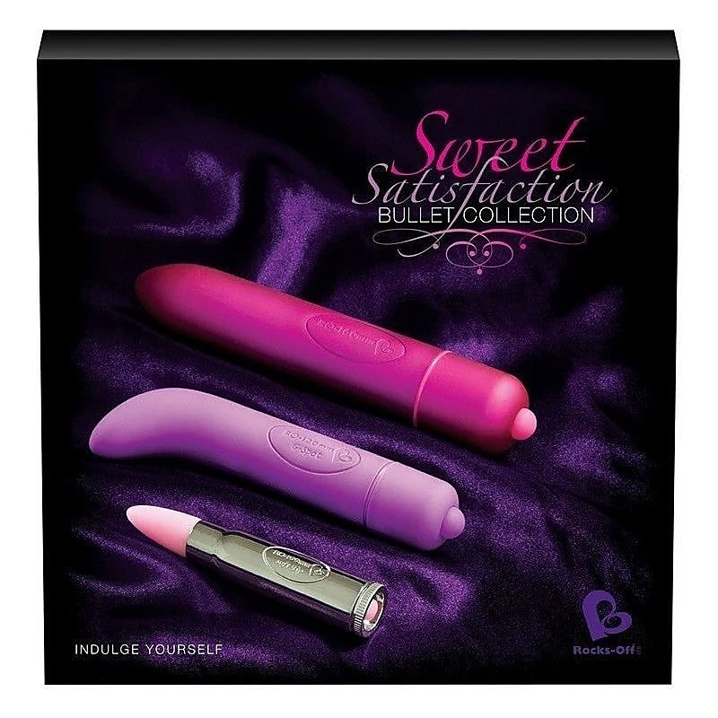 Rocks Off Sweet Satisfaction Bullet Collection Box - Waterproof Vibrators
