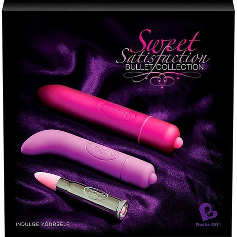 Rocks Off Sweet Satisfaction Bullet Collection Box - Waterproof Vibrators